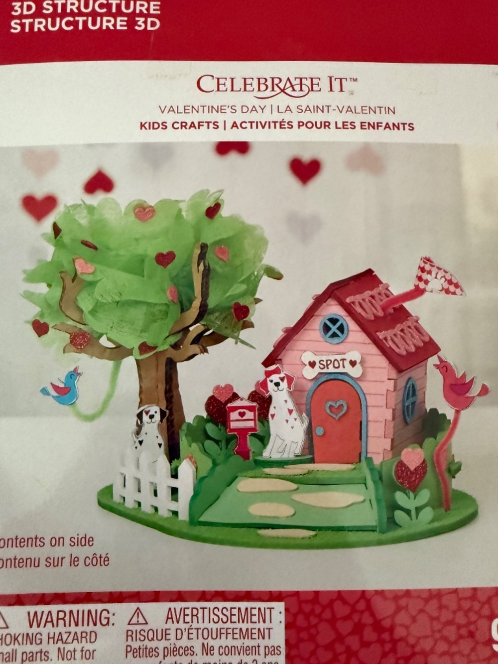 Celebrate It Dog House Scene 3D Foam Craft Kit - New - Picture 2 of 10